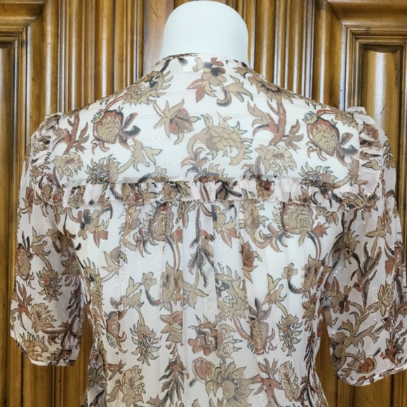 Veronica Beard Dakota Ruched Floral Silk Mini Dress - Picture 9 of 16